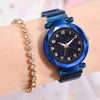 Women Starry Sky Watch Luxury Magnetic Buckle Mesh Band