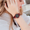 Women Starry Sky Watch Luxury Magnetic Buckle Mesh Band