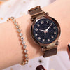 Women Starry Sky Watch Luxury Magnetic Buckle Mesh Band