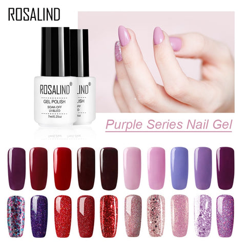 ROSALIND Hybrid Varnishes Gel Nail Polish UV Primer All