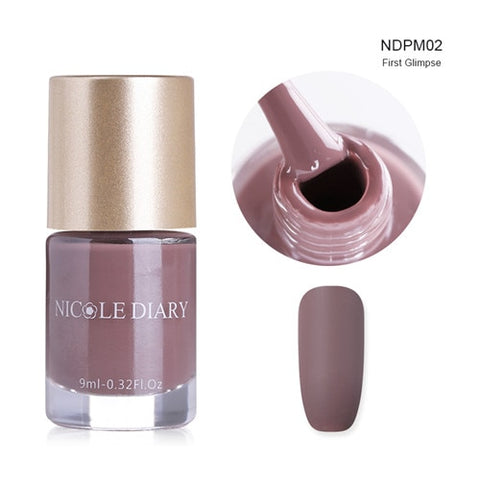 NICOLE DIARY Iridescent Flakies Chameleon Nail Polish Wonderworld