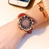 Luxury Brand Rose Gold Women Watch Fashion Casual Crystal