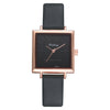 Top Brand Square Women Bracelet Watch Contracted Leather