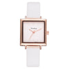 Top Brand Square Women Bracelet Watch Contracted Leather