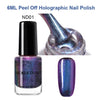 NICOLE DIARY Iridescent Flakies Chameleon Nail Polish Wonderworld