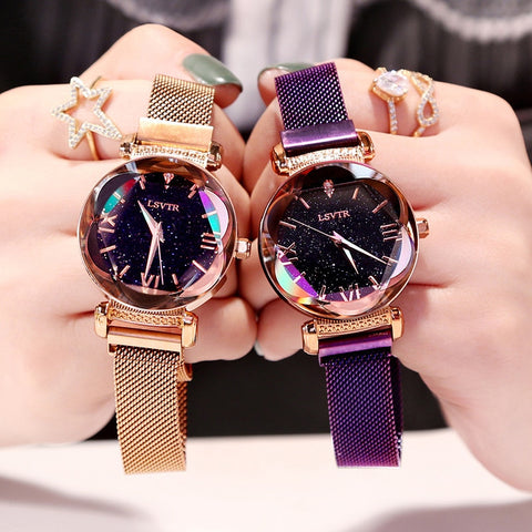 Luxury Women Watches Fashion Elegant Magnet Buckle Vibrato