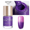 NICOLE DIARY Thermal Nail Polish Glitter Temperature Color