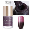 NICOLE DIARY Thermal Nail Polish Glitter Temperature Color