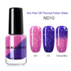 NICOLE DIARY Thermal Nail Polish Glitter Temperature Color