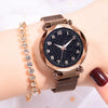 Luxury Luminous Women Watches Starry Sky Magnetic Female