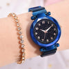 Luxury Luminous Women Watches Starry Sky Magnetic Female