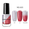 NICOLE DIARY Thermal Nail Polish Glitter Temperature Color